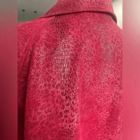 Linear Red Shiny Jacket - Picture 7 of 11